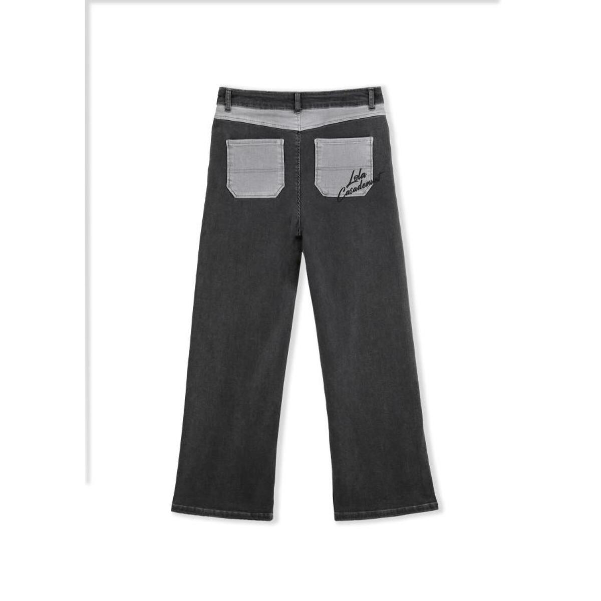 Jeans bicolore wideleg