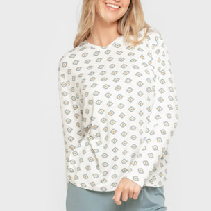 Pigiama lungo da donna soft joy