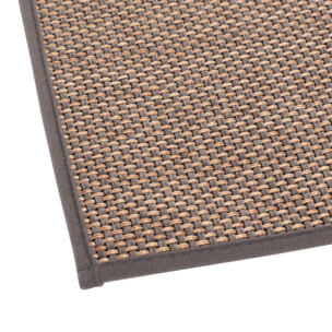 Tapis anti-dérapant tissu chiné 45x120cm