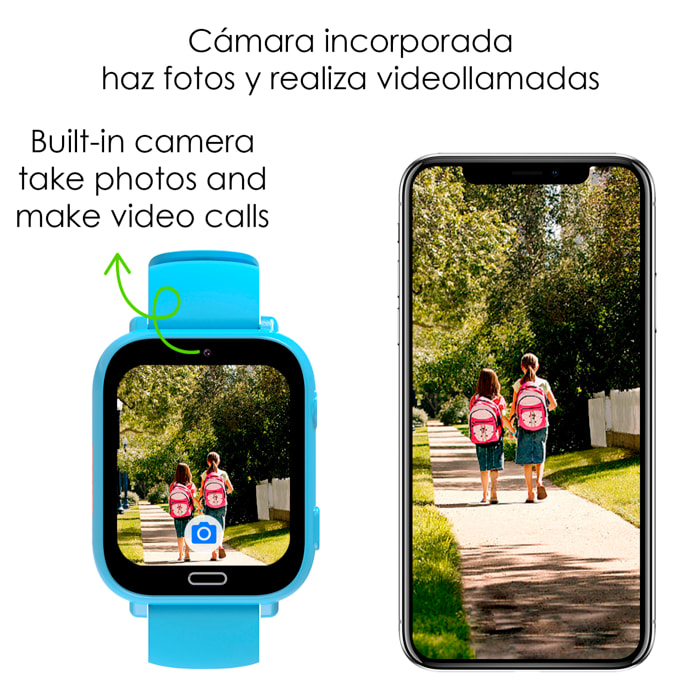 Smartwatch A10 4G, WIFI, LBS. Localizzazione speciale per bambini, con telecamera, funzione di tracciamento, recinzione virtuale, chiamate SOS e videochiamata.