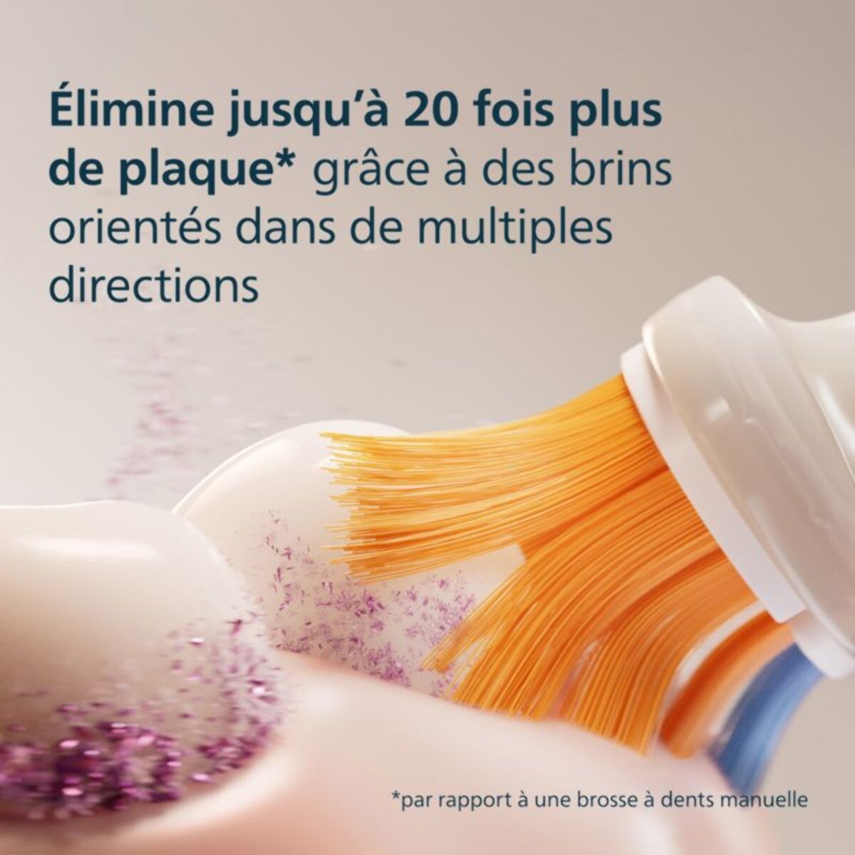 Brossette dentaire PHILIPS Sonicare lot de 4 - HX9094/87  white All in One A3