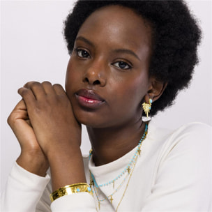 Pendientes Lux by Lux acabadoss oro 18k