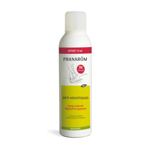 Pranarom - Spray corps anti-moustiques - Format familial - Bio - 200 ml