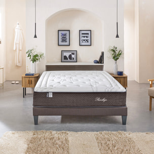 Matelas Hybride Privilège, soutien ferme, 30 cm, Mémoire de Forme Haute Densité & Ressorts Ensachés