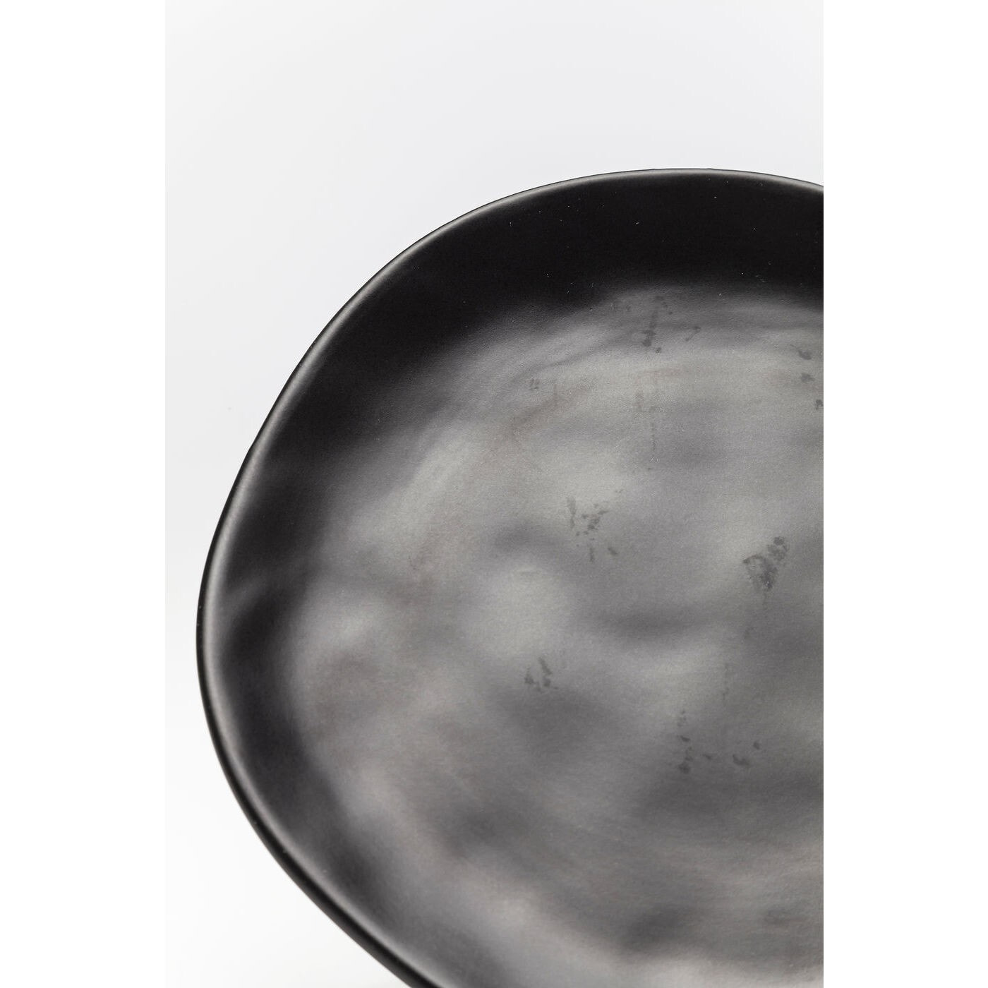 Assiettes Organic 26cm noires set de 4 Kare Design