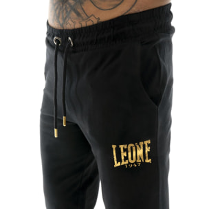 Tuta da uomo in cotone non garzato con cappuccio Leone Boxing legend