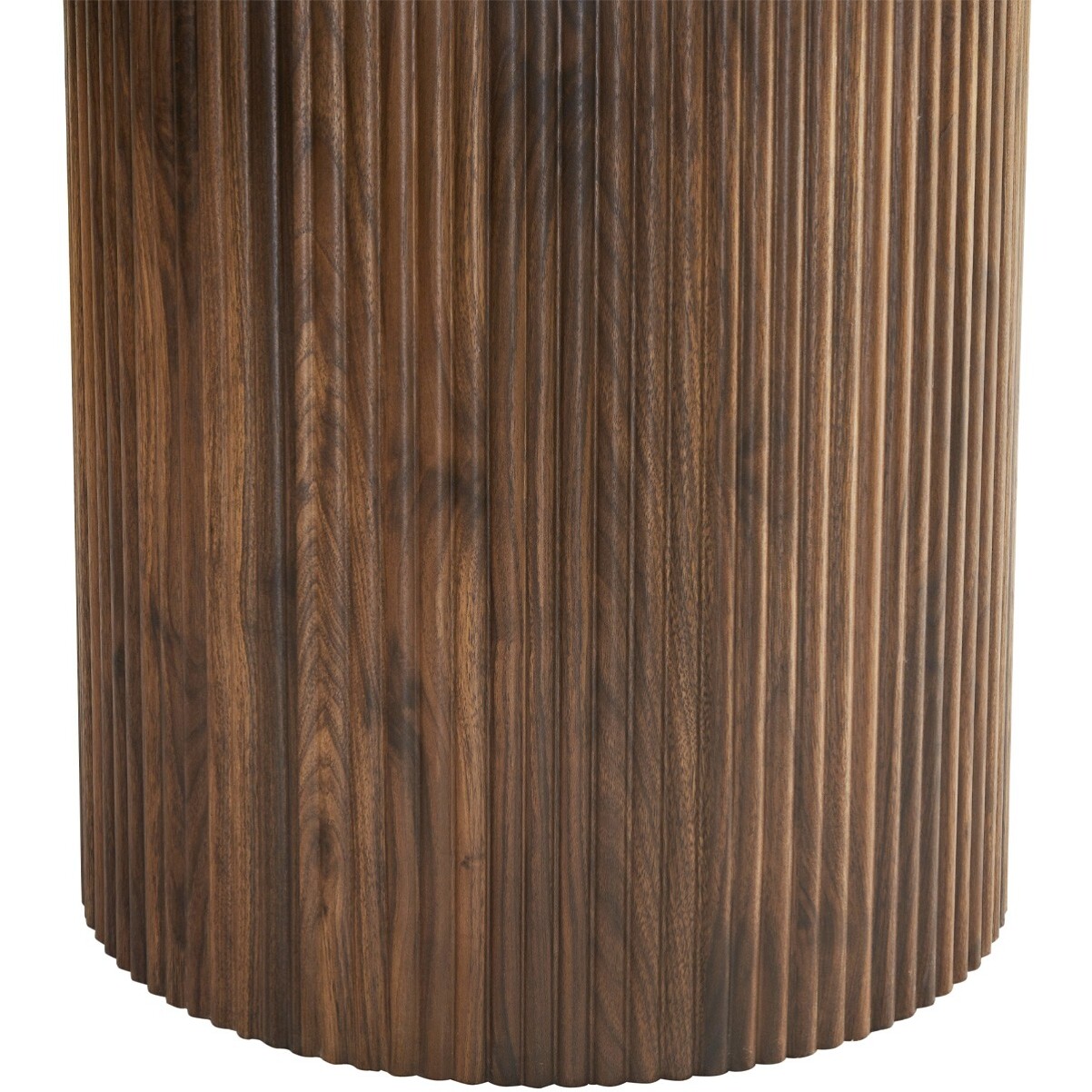Table à manger ronde en céramique bicolore 6 places - MIRA