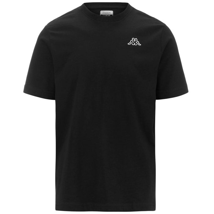 Kappa T-Shirts & Top T-SHIRT LOGO KORPO CAFERS SLIM Nero