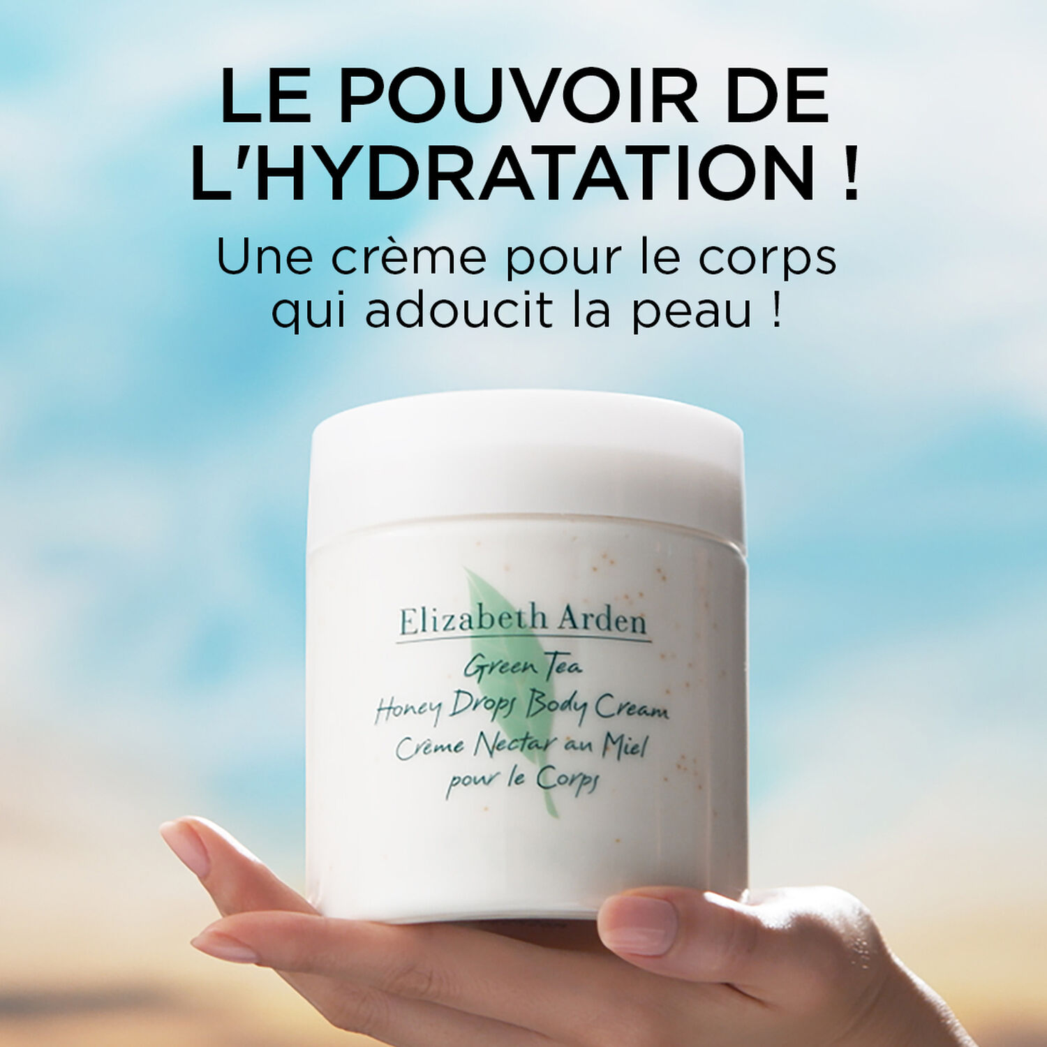 Green Tea - Crème Nectar au Miel pour le Corps
