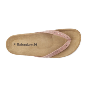 SANDALIA TARIFA BABUNKERS ROSA