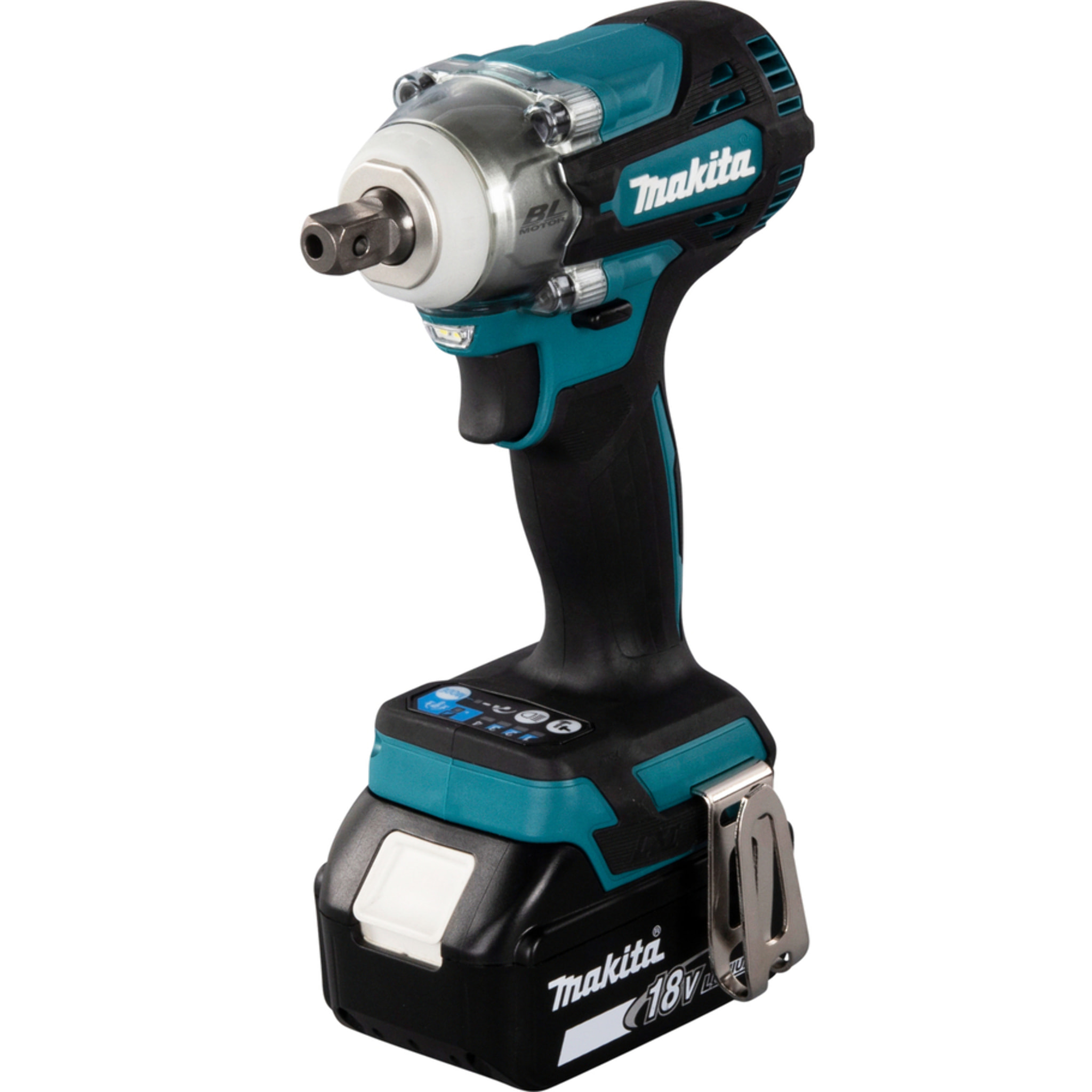 Boulonneuse à chocs 18 V LXT 330 Nm MAKITA - avec 2 batteries 5Ah - chargeur - MAKPAC - DTW301RTJ