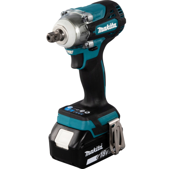 Boulonneuse à chocs 18 V LXT 330 Nm MAKITA - avec 2 batteries 5Ah - chargeur - MAKPAC - DTW301RTJ
