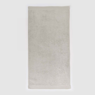 Toalla de baño 400gr doble rizo gris claro