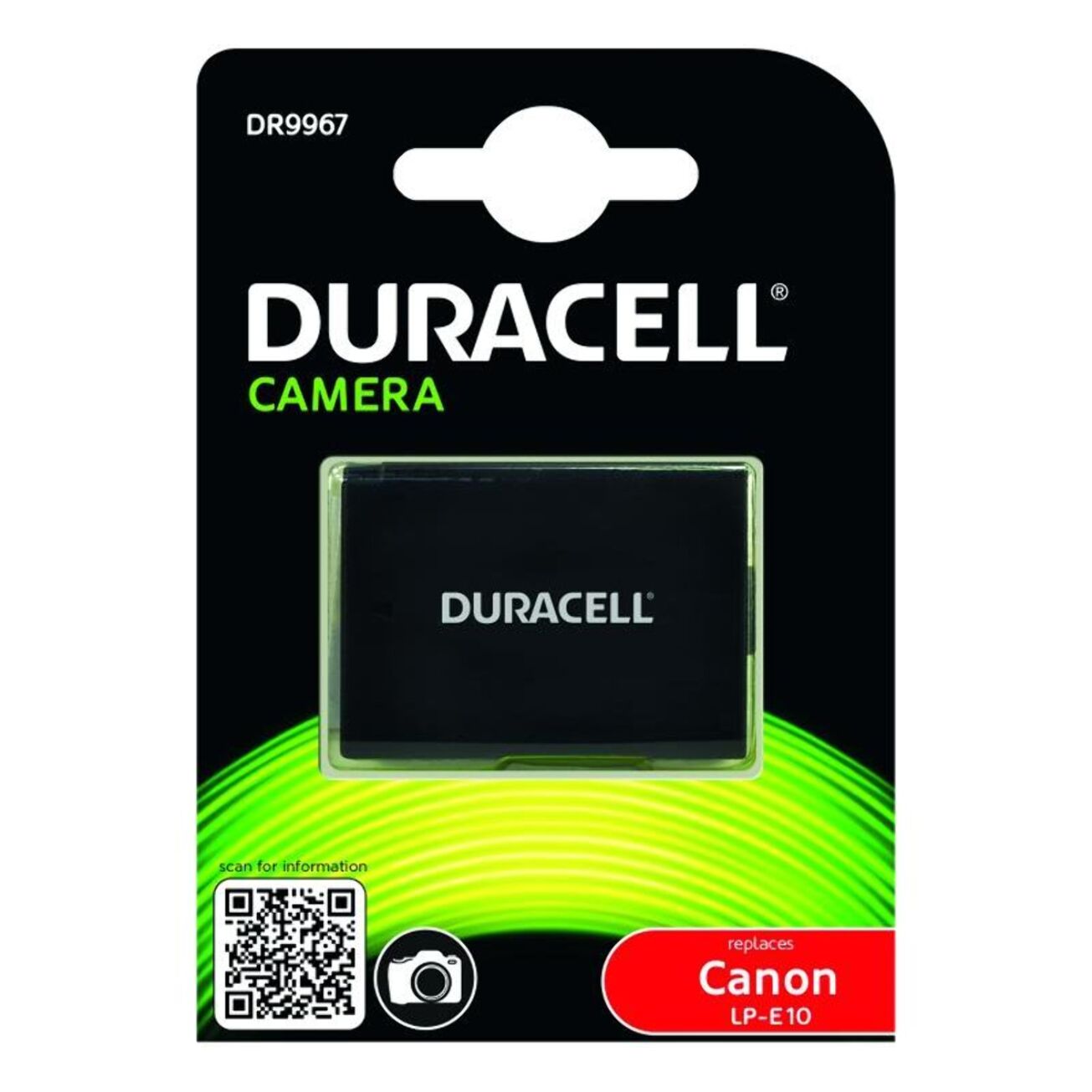 Batterie DURACELL LP-E10 pour appareil photo Canon