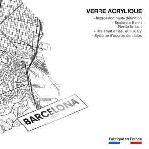Tableau barcelona spain Tableau plexiglas