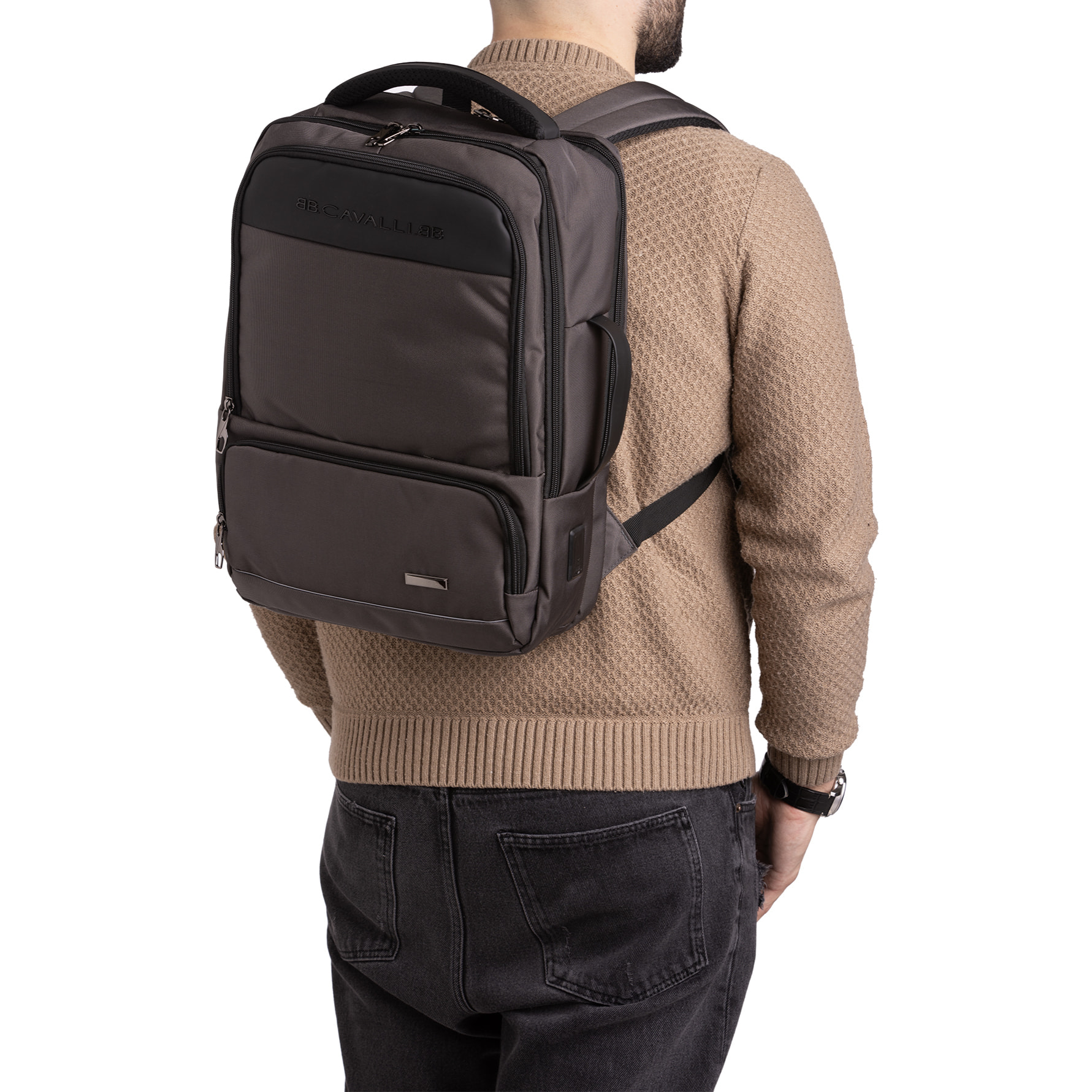 Zaino  da uomo Textile Polyester 43x30x18 cm