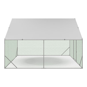 Enclos grillagé pour poules 9m² - 3x3m