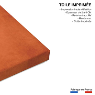 Tableau illustration Chaleur rouge Toile imprimée