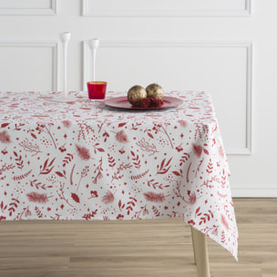 Nappe anti-tâches 100% coton FAMILY BLANC