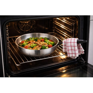 Poêle 24 cm acier inoxydable Triply Arthur Martin AM3516