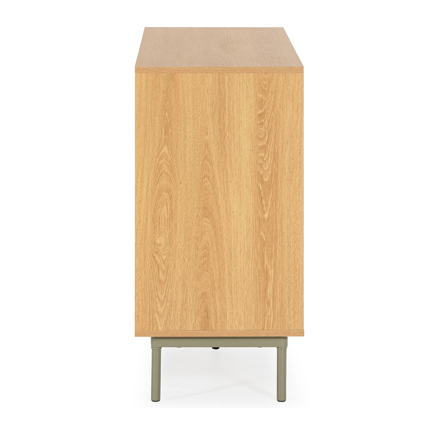 Aparador Cuzco 3 puertas color Roble/Verde