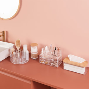 Organiseur rotatif "Selena" transparent