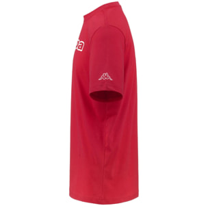 Kappa - T-Shirts & Top Uomo Rosso - Logo Fromen