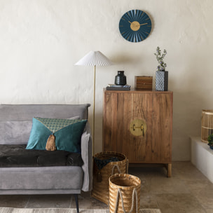 Lampadaire droit "Jiling" en métal H150cm