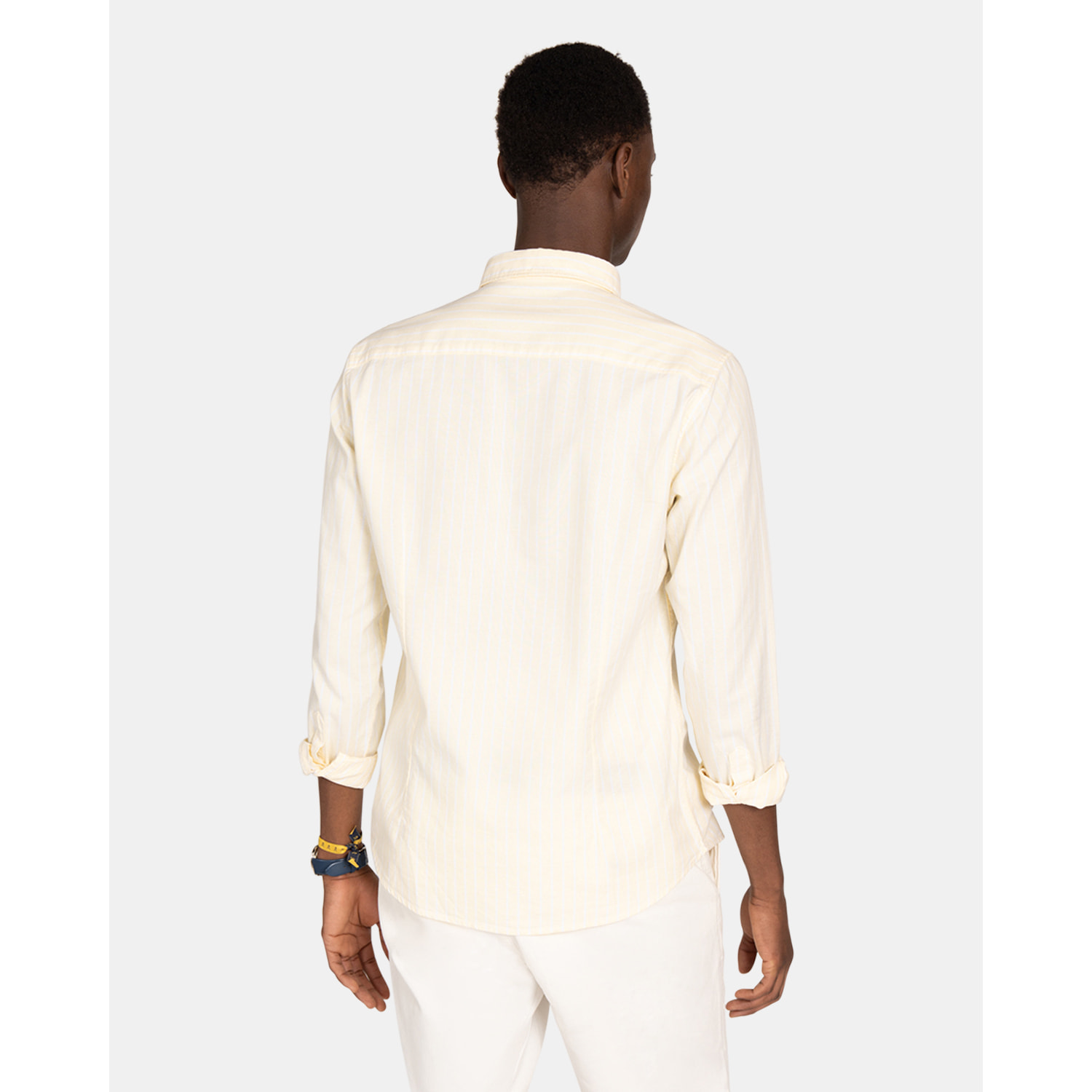 CAMISA SHORELINE STRIPED OXFORD