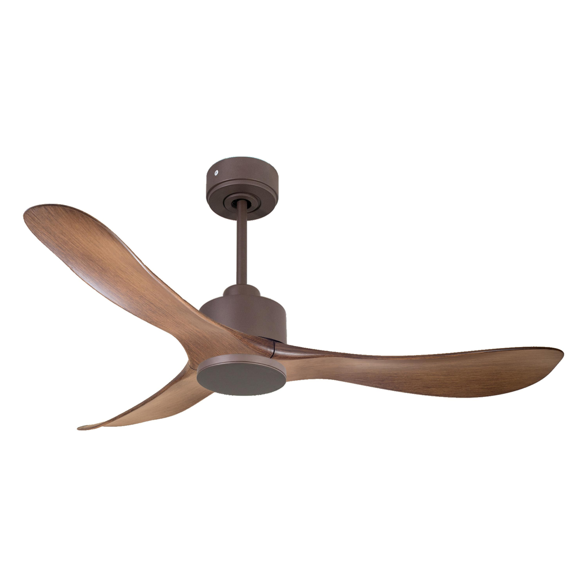 Ventilateur de plafond Réversible  Thermostat Wifi Moteur à courant continu Toits en pente Télécommande Hypersilence Mémoire