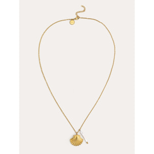 Collana Irida Acciao Placcato Oro