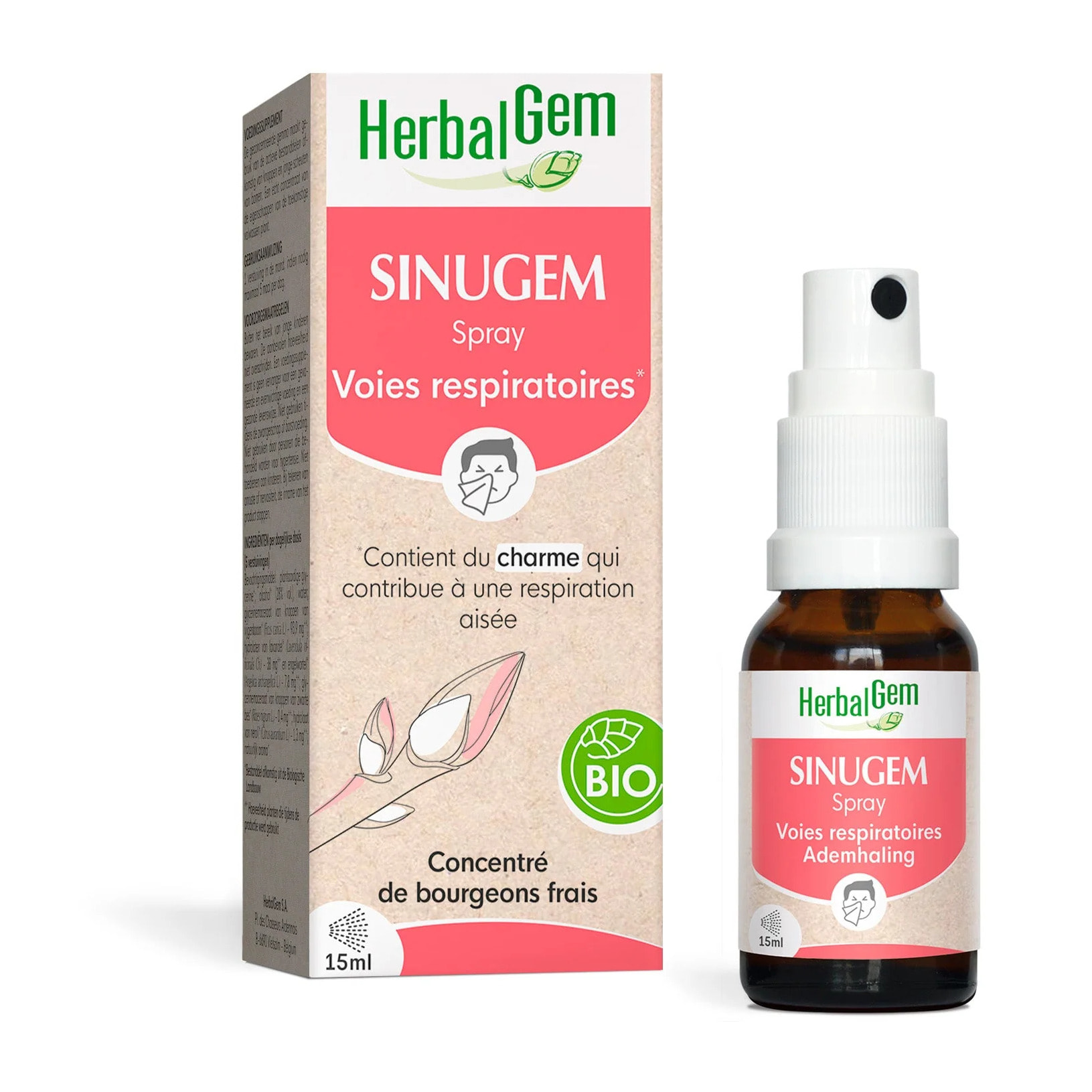 Herbalgem- SinuGem spray - Bio - 15 ml