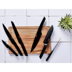 Bloc couteaux de cuisine et couteaux à steak JENSEN LOVIISA - 14 pièces