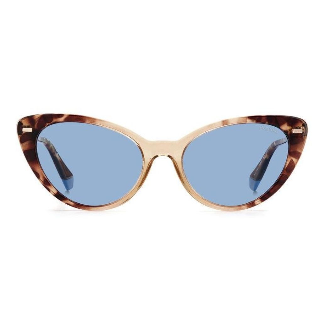 Polaroid - lunettes de soleil - marron - Couleur des verres : bleu - indice solaire : UV : cat.1