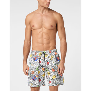 PHILIPP PLEIN Swim Trunks SMILE
