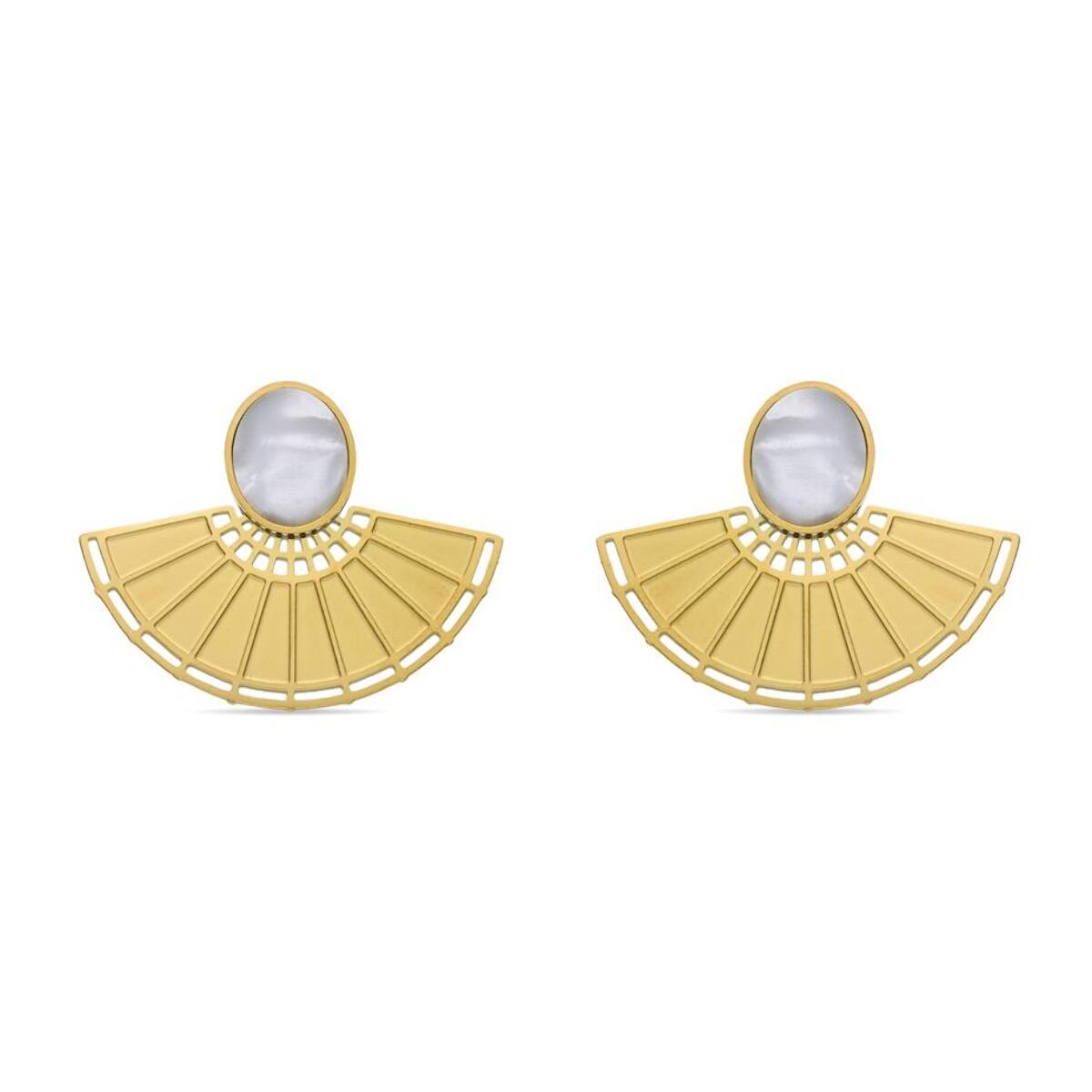 Pendientes Lux by Lux acabados oro 18k