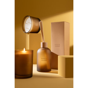 J-Line Bâtonnets parfumés Accords Essentiels - Santal Satiné - jaune - 250ml