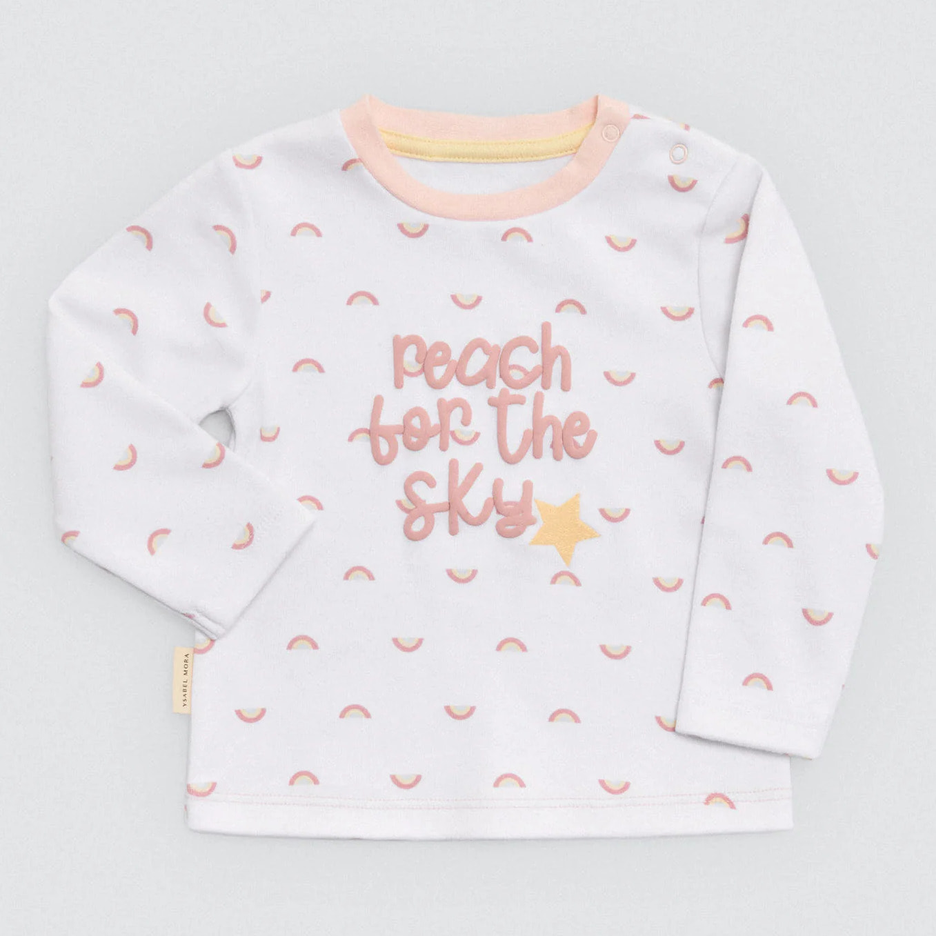 Set per neonato a maniche lunghe con stampa Rainbowland