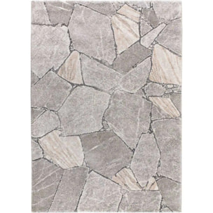 KIVET Alfombra shaggy moderna en gris, varias medidas disponibles