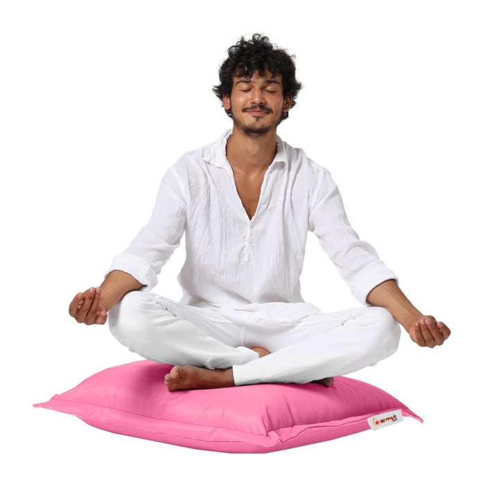 Cojín pouf 70x70 - rosa
