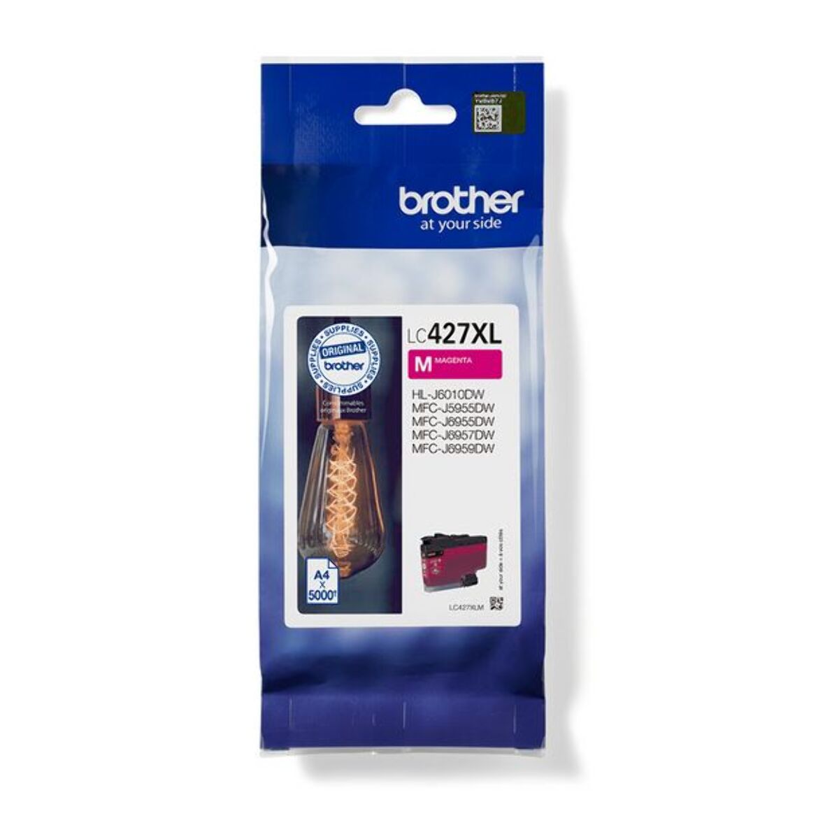 Cartouche d'encre BROTHER Originale LC427 XL Magenta Haute Capacité - LC427XLM