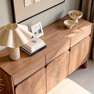 Buffet en bois de manguier marron clair - Achille