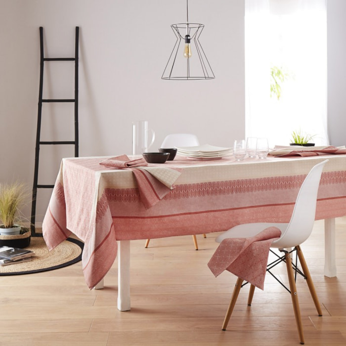 Nappe enduite Charleston - Corail