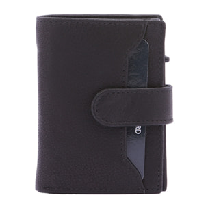 Portafoglio  da uomo In Vera pelle Made in Italy 7,5x10x2,5 cm