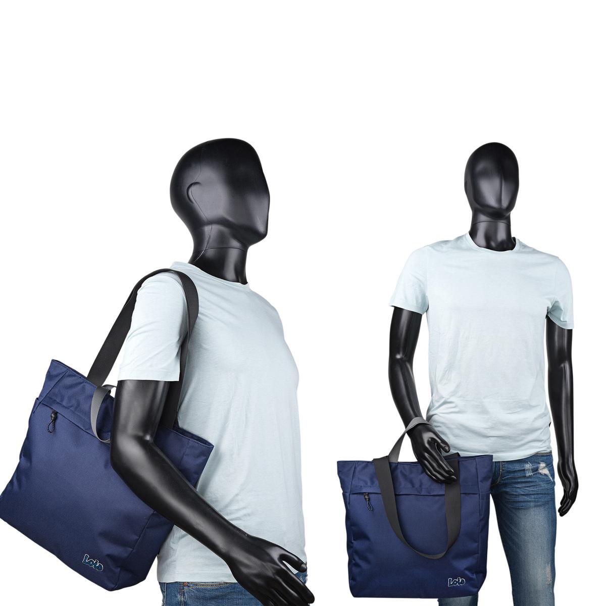 Bolso Shopper-Tote Lois Lassen Azul Marino