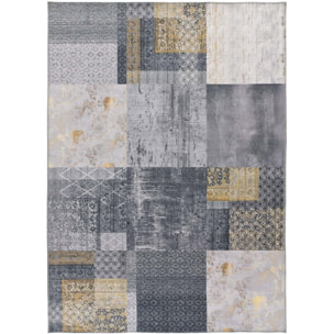 NEILA Alfombra vintage plegable en gris, varias medidas disponibles