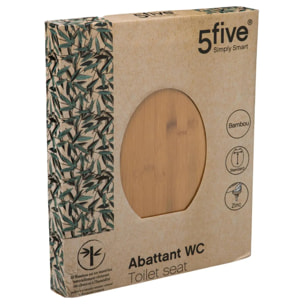 Abattant WC bambou