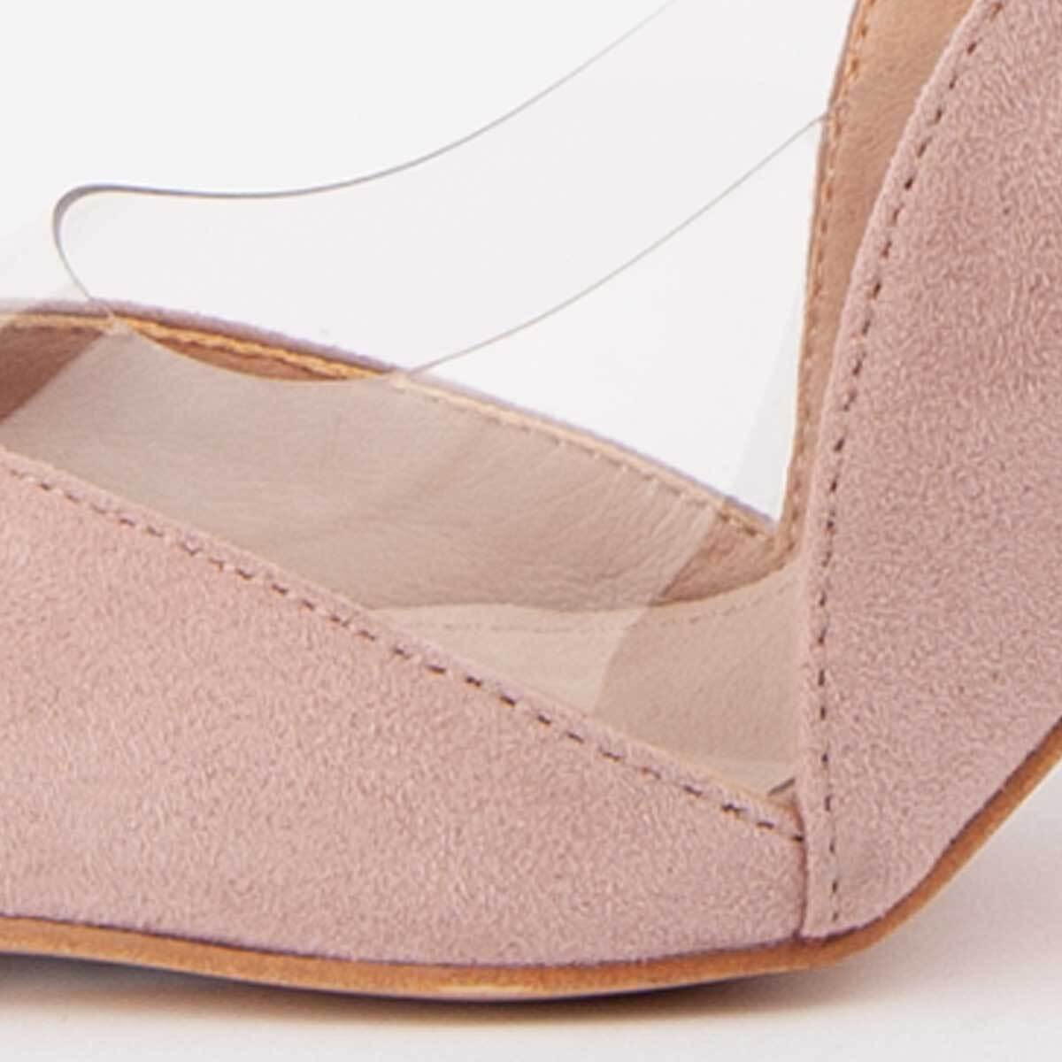 Zapato De Tacón - Rosa - Altura: 8 Cm