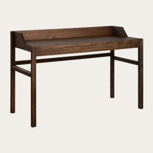 Bureau Creta -bois massif d'araucaria-couleur nogal 120 x 85 x 60 cm