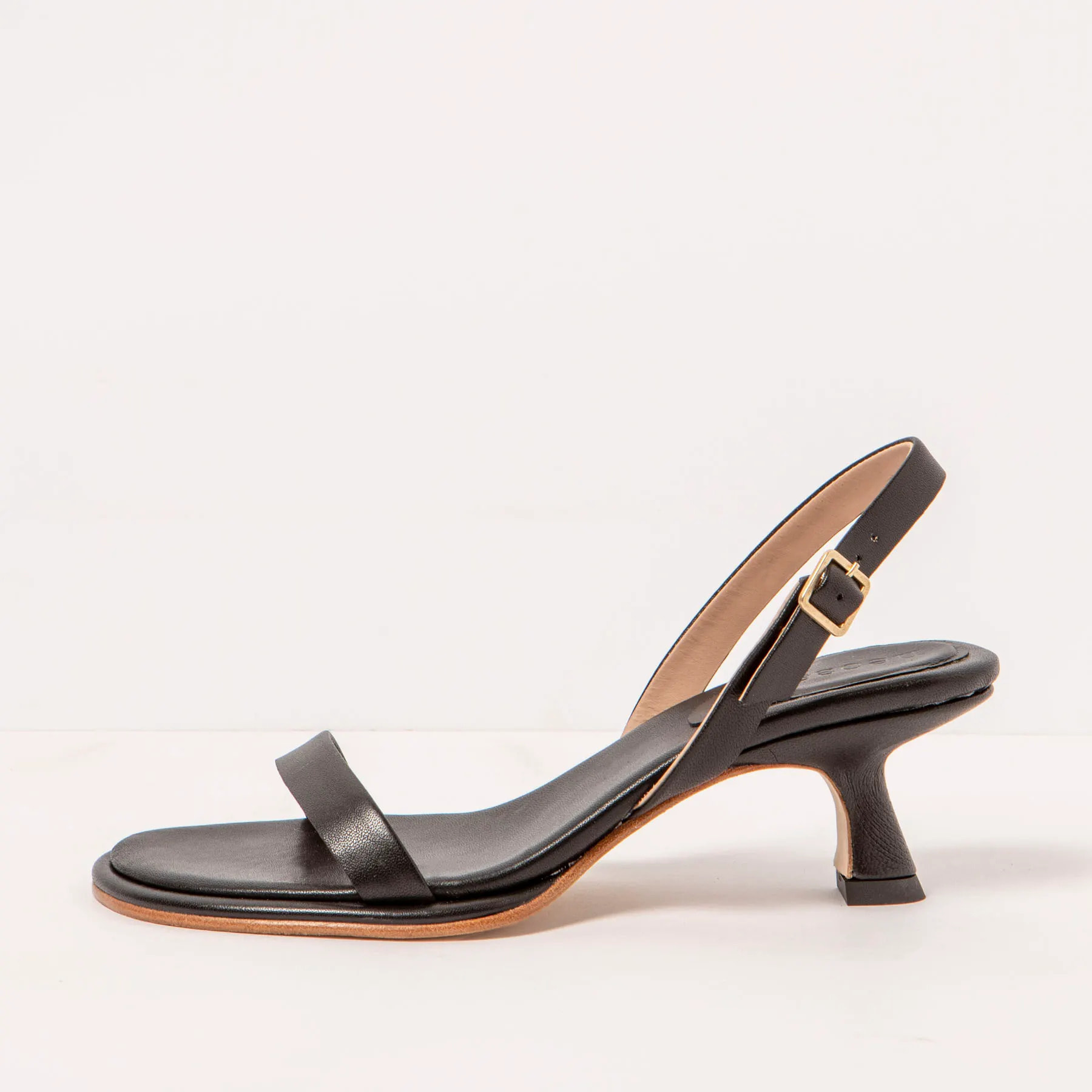 Sandalias con tacón S3164 NAPPA BLACK/ GLERA color Black